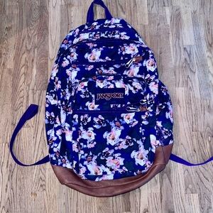 Jansport Backpack | Purple Floral